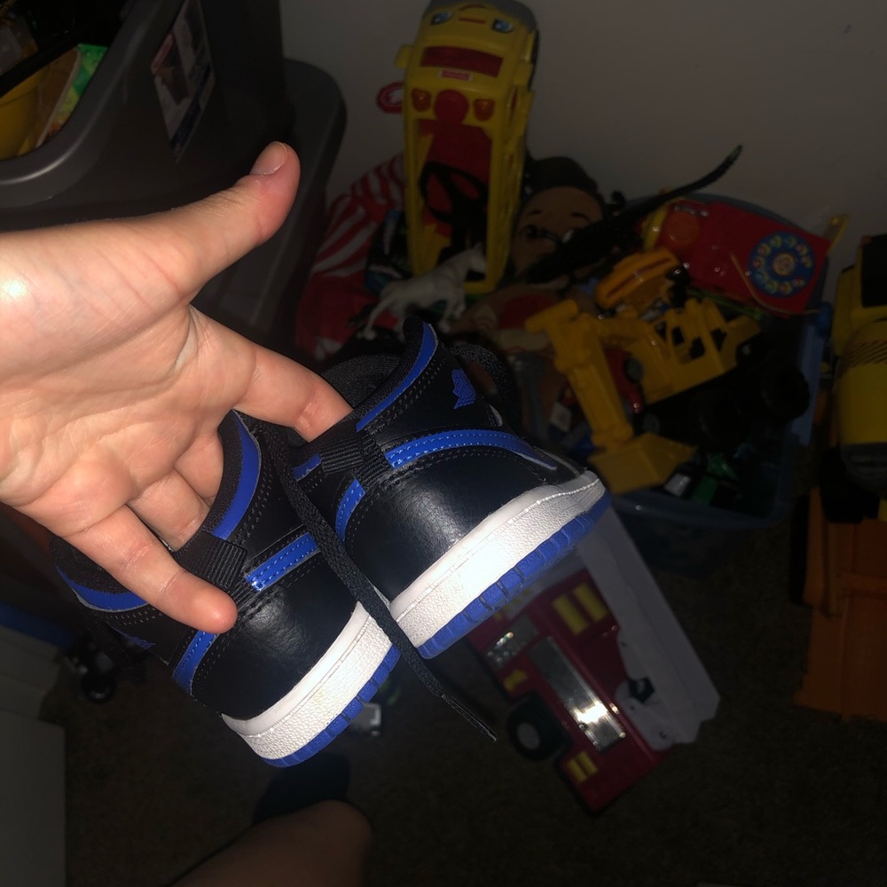 Blue Air Jordan Toddler Shoes